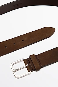 Ceinture cuir nubuck