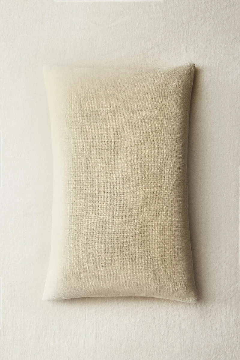 PLAIN LINEN THROW PILLOW COVER