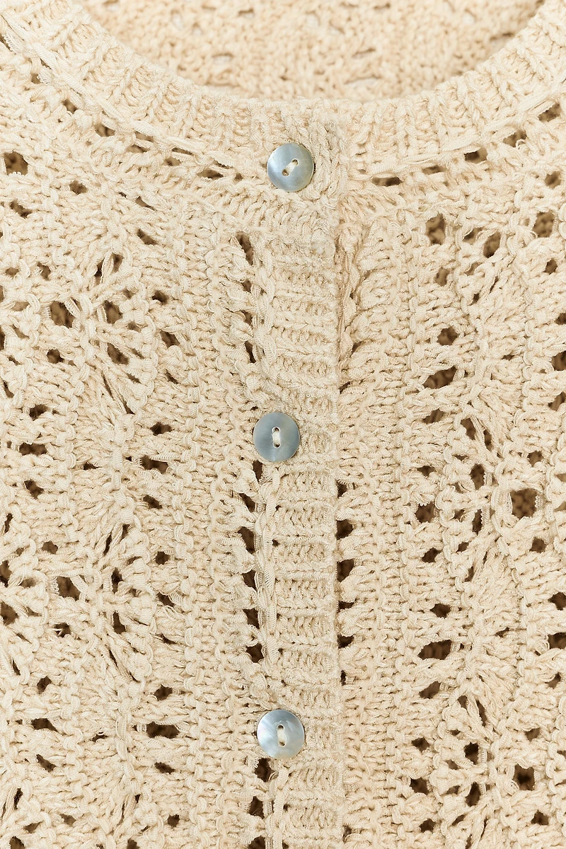 OPEN KNIT CARDIGAN