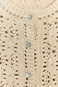 OPEN KNIT CARDIGAN