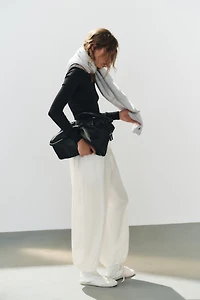 ELASTIC NYLON PANTS