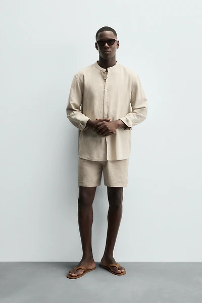 CHEMISE EN LIN ET COTON
