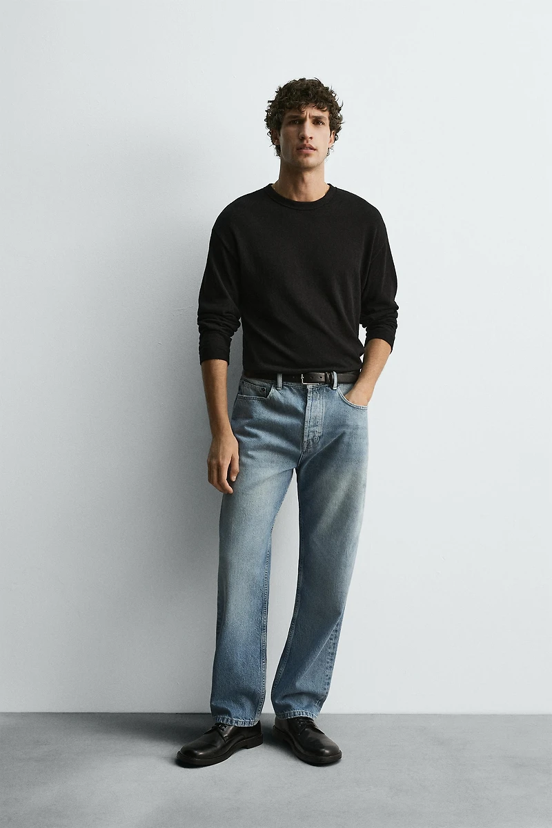 STRAIGHT ANKLE FIT JEANS