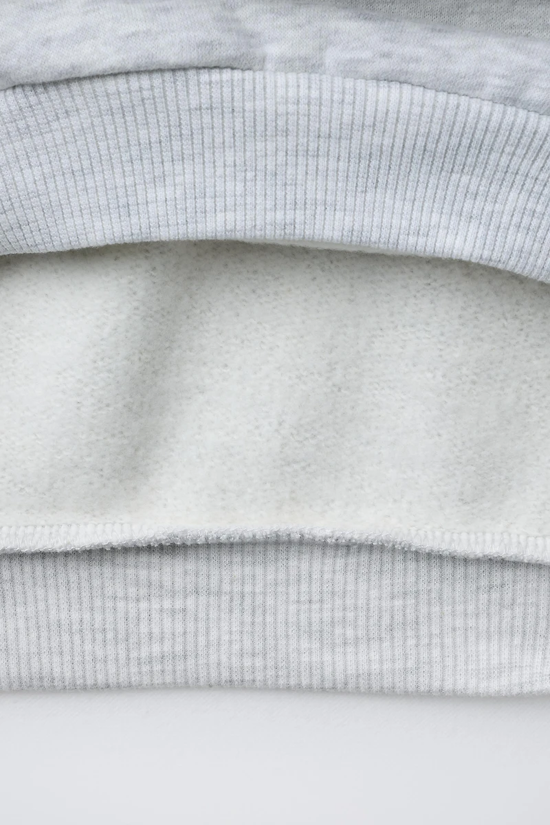 HOODIE SWEATSHIRT WITH TEXT