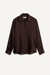 RAMIE - LYOCELL RELAXED FIT POLO SHIRT