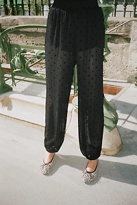 POLKA DOT BALLOON PANTS