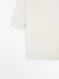 Pull en maille à détail de dos mélange soie - STUDIO