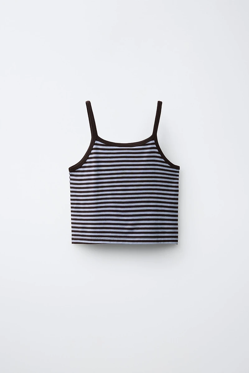 STRIPED T-SHIRT AND BERMUDA SET