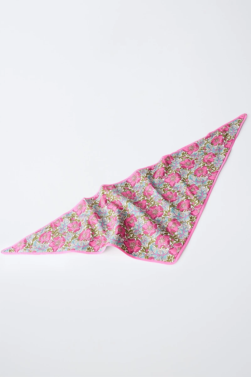 FLORAL PRINT BANDANA MADE WITH LIBERTY FABRIC