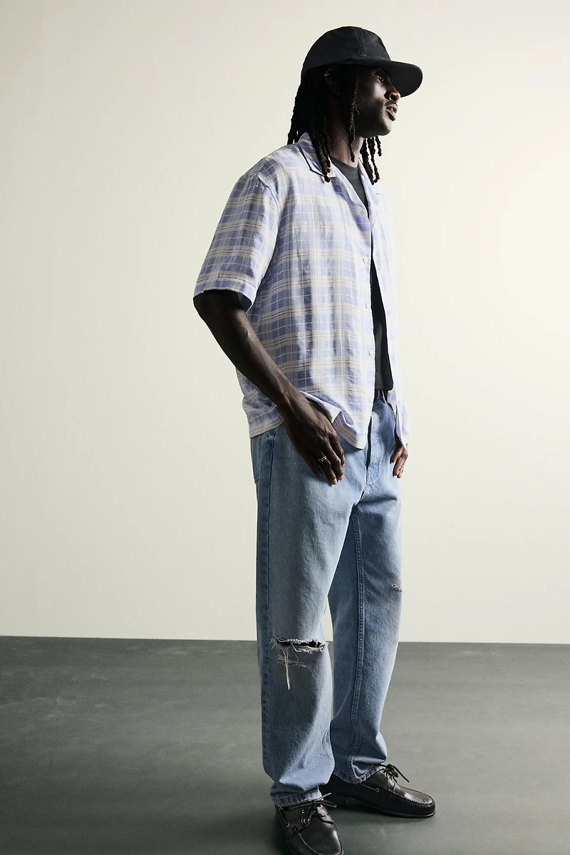 CHECK JACQUARD SHIRT