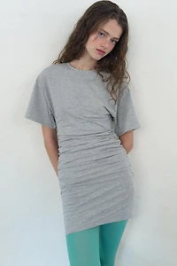 SHORT RUCHED DRESS