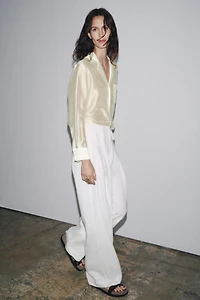 ZW COLLECTION EMBROIDERED POCKET SHIRT