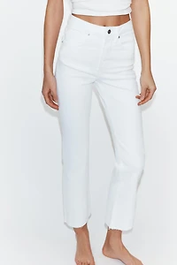 JEAN TRF COURT ÉVASÉ TAILLE HAUTE
