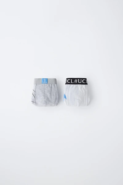 AGES 6-14 / TWO-PACK OF UEFA CHAMPIONS LEAGUE ® BOXERS