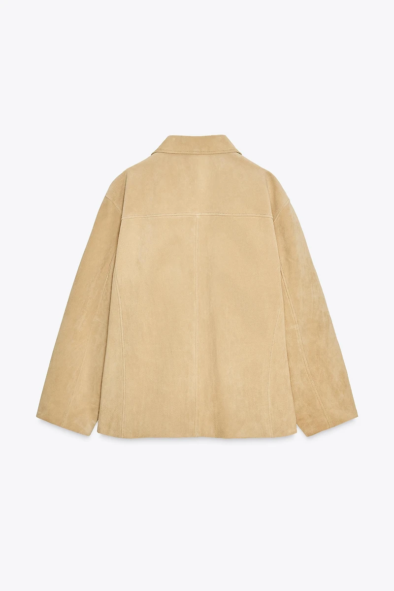 VESTE EN CUIR DAIM ZW COLLECTION LIMITED EDITION