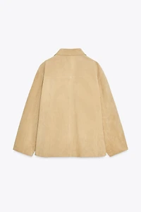 VESTE EN CUIR DAIM ZW COLLECTION LIMITED EDITION