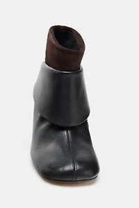 LEATHER HEEL ANKLE BOOTS LIMITED EDITION