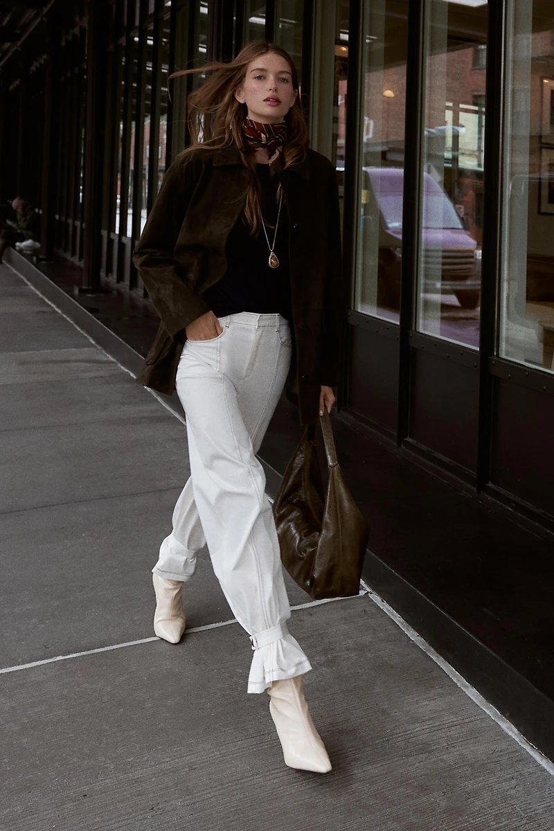 PANTALON SURPIQÛRES CONTRASTE