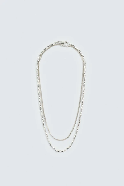 LOT DE 2 COLLIERS EN MATIÈRES VARIÉES