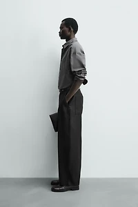 BARREL FIT LYOCELL - COTTON PANTS