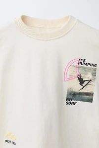 T-SHIRT IMPRIMÉ PHOTO SURF