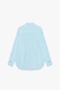 ZW COLLECTION WRINKLED BUTTON SHIRT