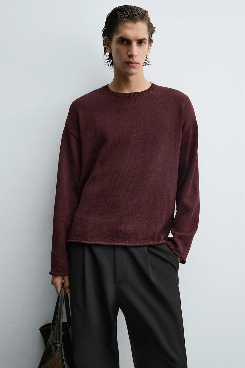 PULL STRUCTURÉ FINITIONS REVERS