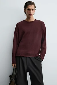 PULL STRUCTURÉ FINITIONS REVERS