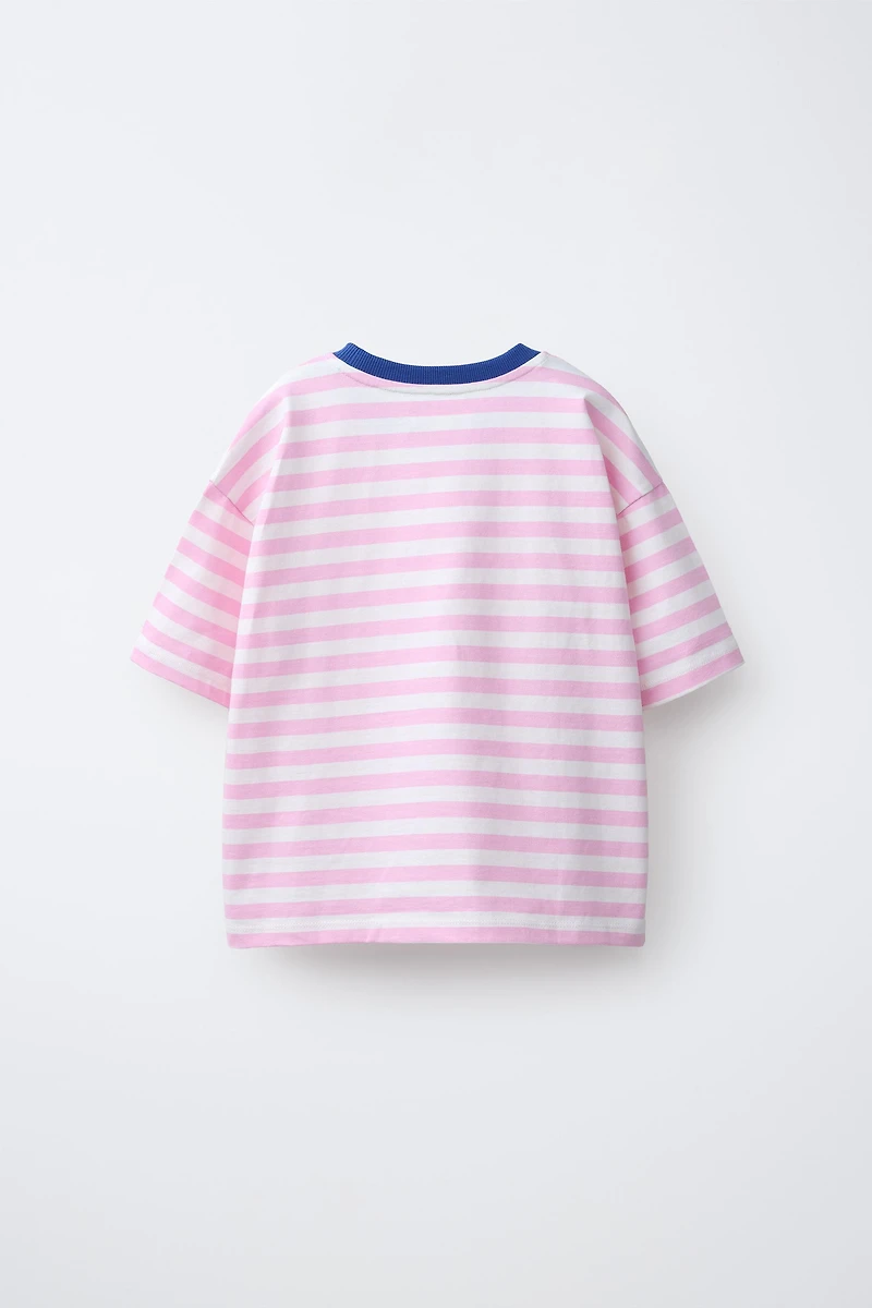 HEAVY WEIGHT STRIPED T-SHIRT