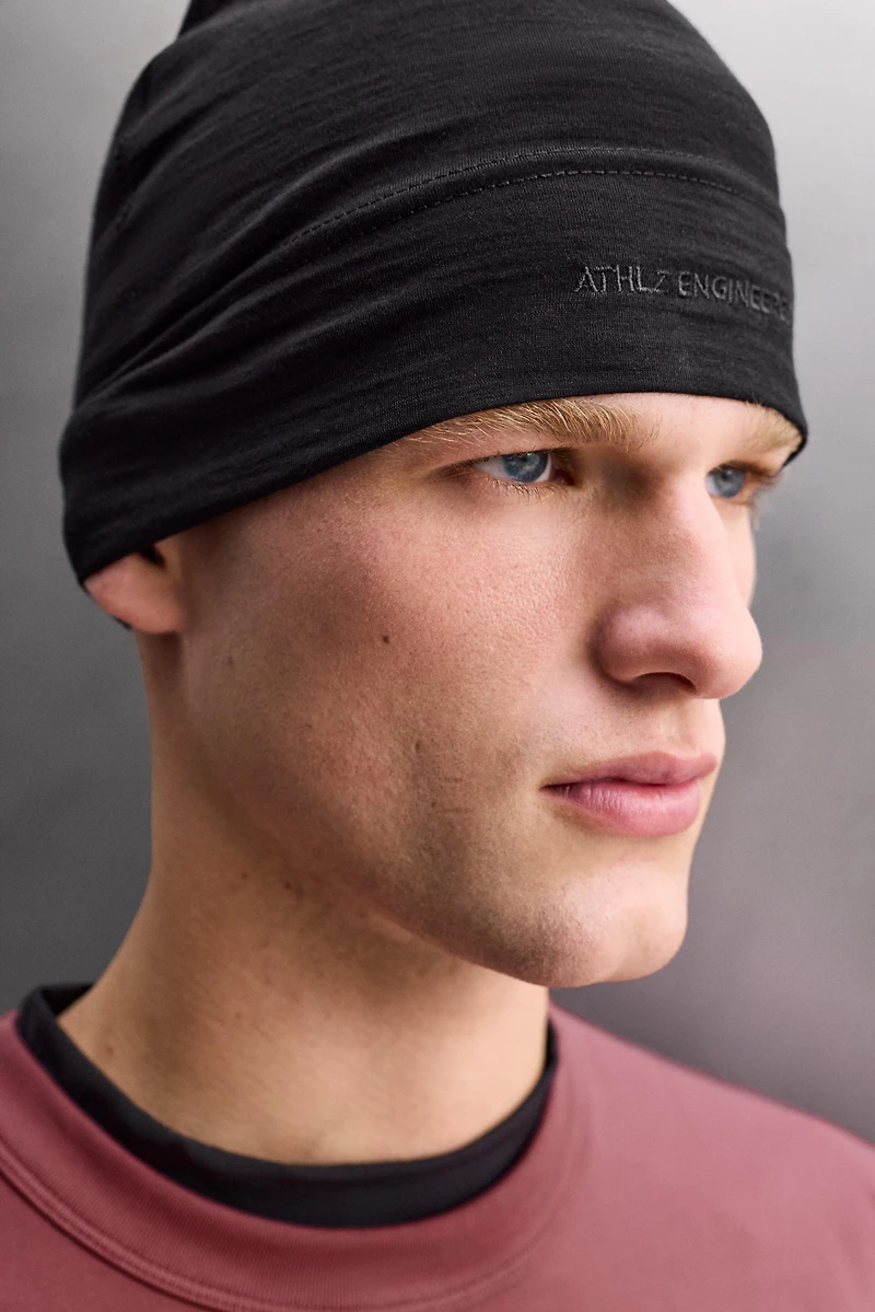 WOOL BLEND RUNNING BEANIE