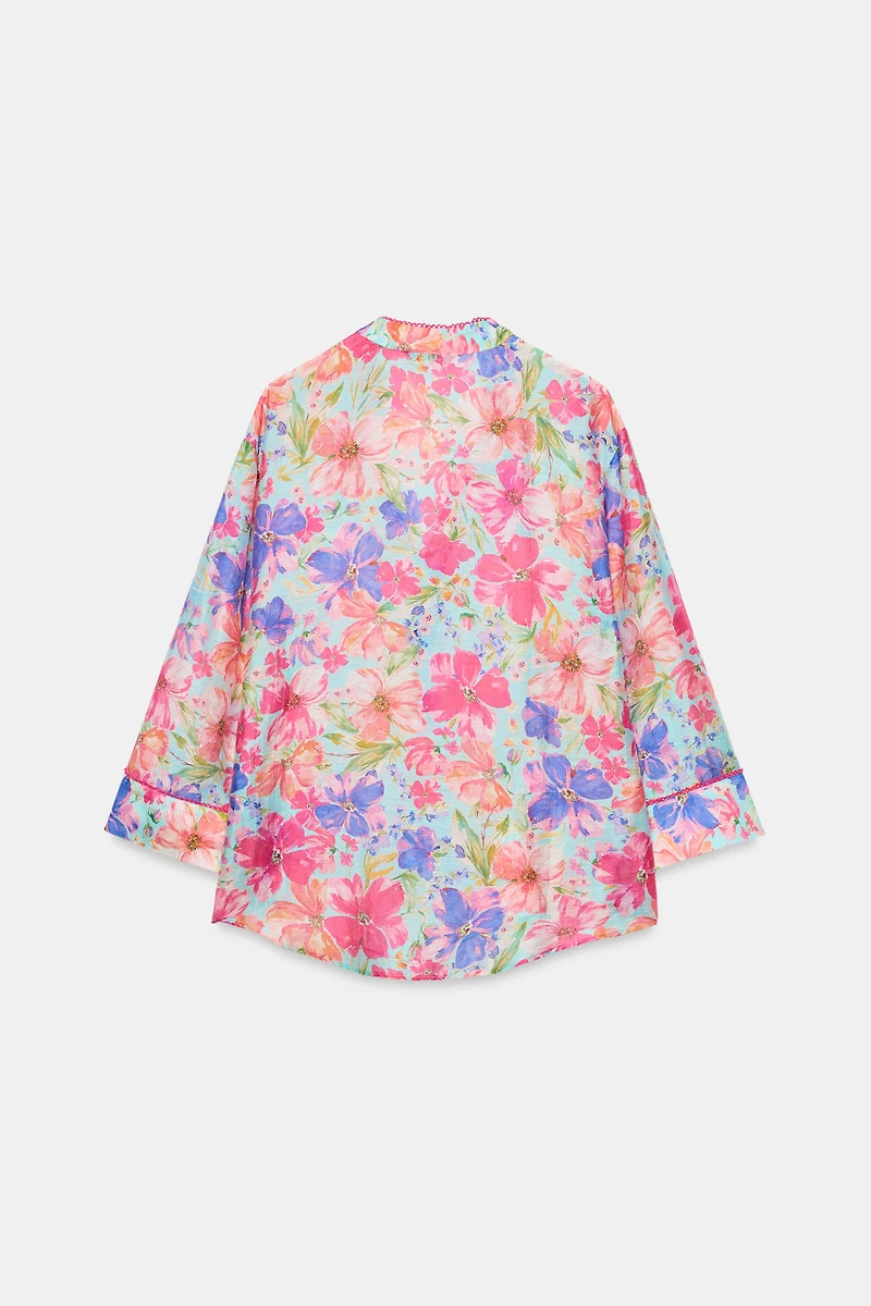 FLORAL PRINT SHIRT
