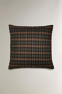 TAIE D’OREILLER EN FLANELLE À CARREAUX