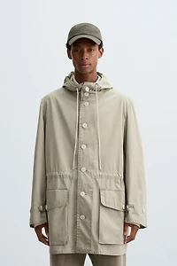 SHORT COTTON PARKA