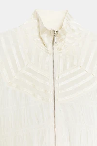 ZW COLLECTION GATHERED BOMBER JACKET