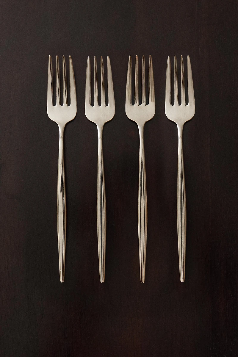 SET OF FORKS WITH THIN HANDLES (SET OF 4)