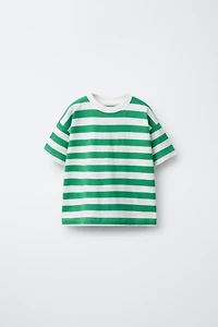 STRIPE PRINT T-SHIRT
