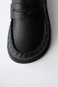 LEATHER BAREFOOT LOAFERS