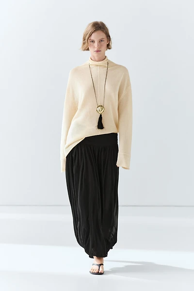 Balloon flowing skirt