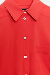 OVERSIZED POPLIN SHIRT