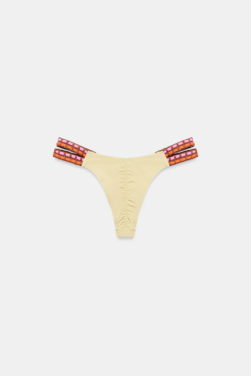CROCHET STRAP BIKINI BOTTOMS