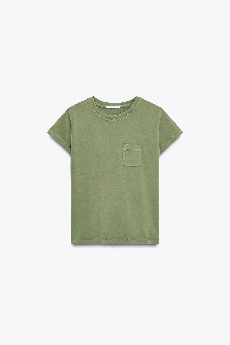 WASHED POCKET T-SHIRT