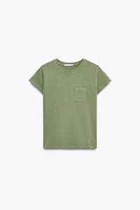 WASHED POCKET T-SHIRT