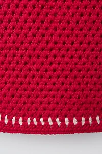 TOP EN CROCHET À CERISES