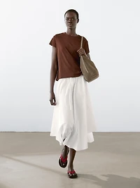 Flowing short sleeve T-shirt