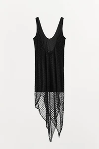 ASYMMETRIC BEADED DRESS