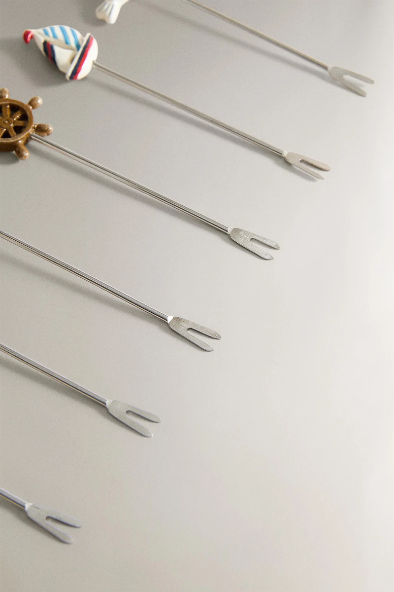 SET OF MARINE APPETIZER SKEWERS (SET OF 6)