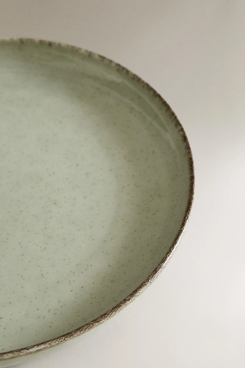 ASSIETTE À DESSERT PORCELAINE BORD ANTIQUE