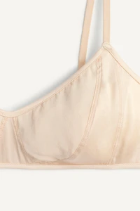 LIMITED EDITION MINIMAL SILK BRALETTE