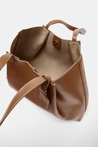 PINCH PLEAT TOTE BAG