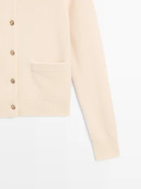 Cardigan boutons dorés